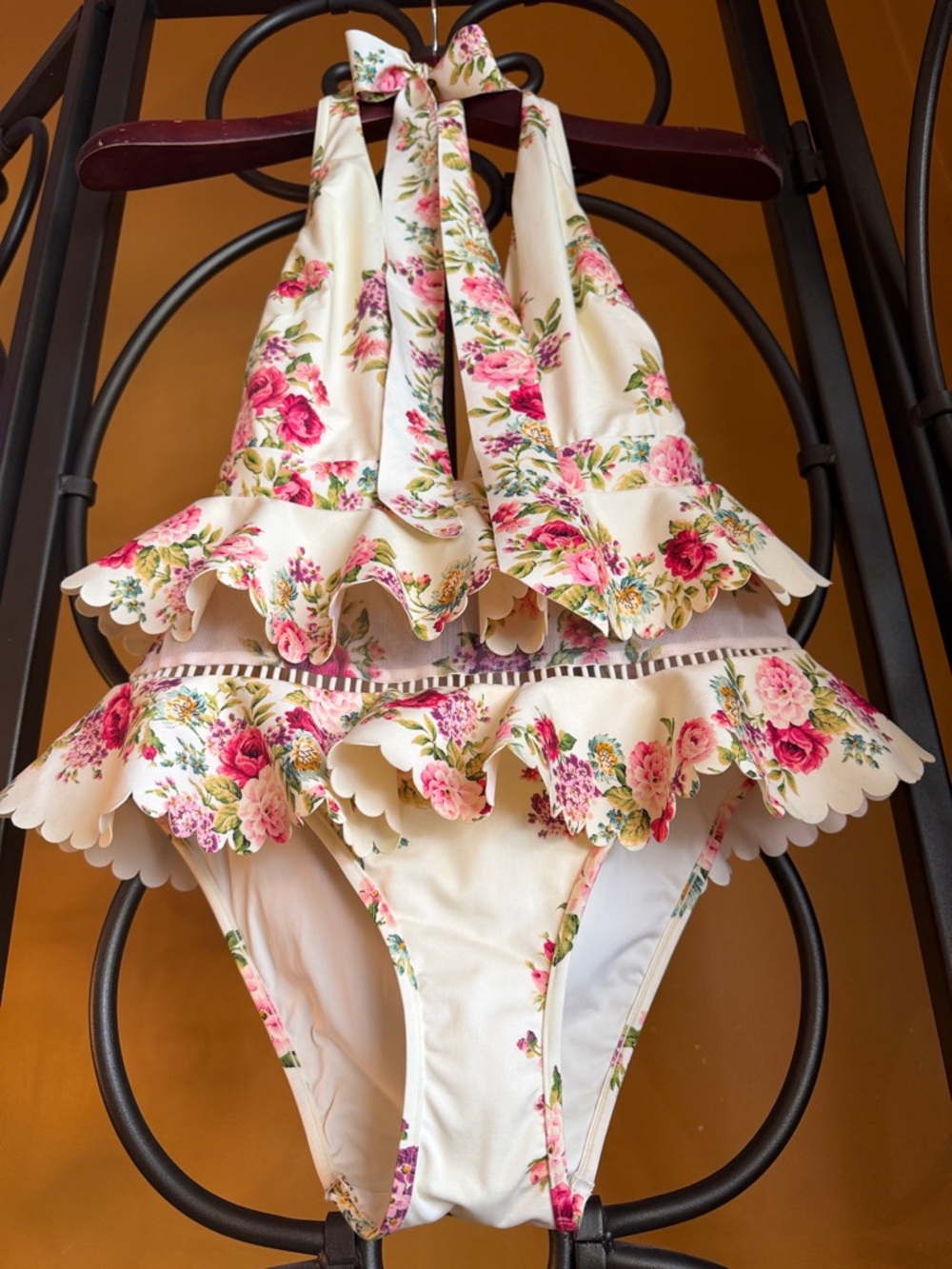 ZIMMERMANN Honour Halter Tie One Piece Swimsuit - Picture 4 of 17